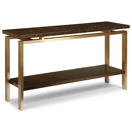 Contemporary Sofa Table with 1 Shelf